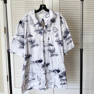Men’s button down Hawaiian Style